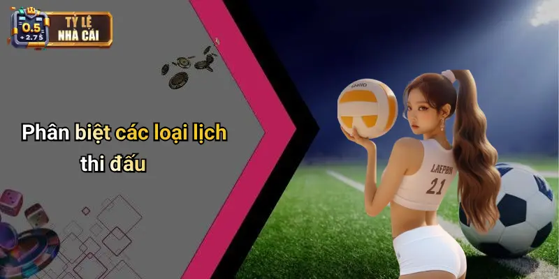 Phân biệt các loại lịch thi đấu