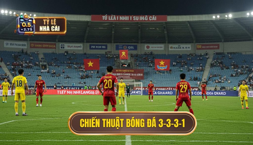 Chiến thuật bóng đá 3-3-3-1