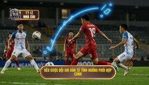 Kèo cược đội ghi bàn từ tình huống phối hợp cánh