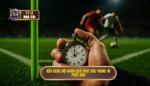 Kèo cược đội nhận quả phạt góc trong 10 phút đầu
