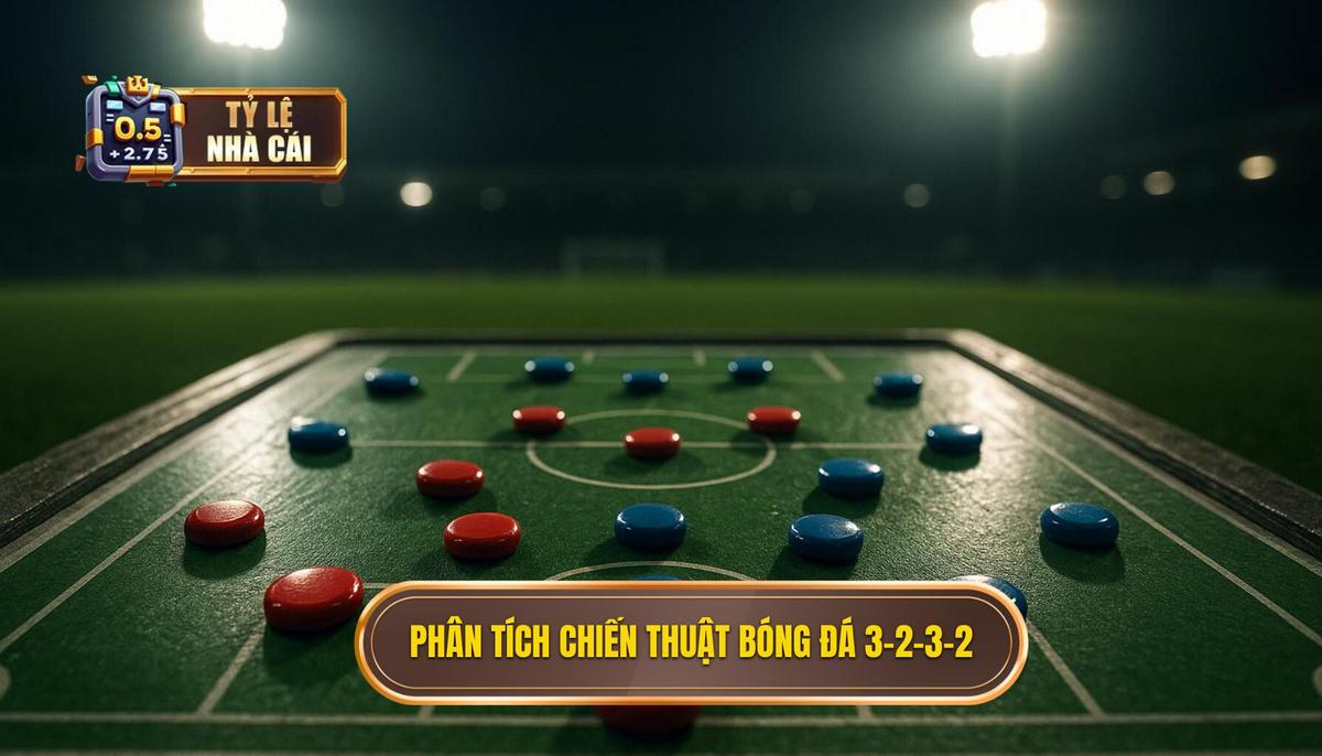 Phân Tích Chuyên Sâu Cách Vận Hành Chiến thuật bóng đá 3-2-3-2